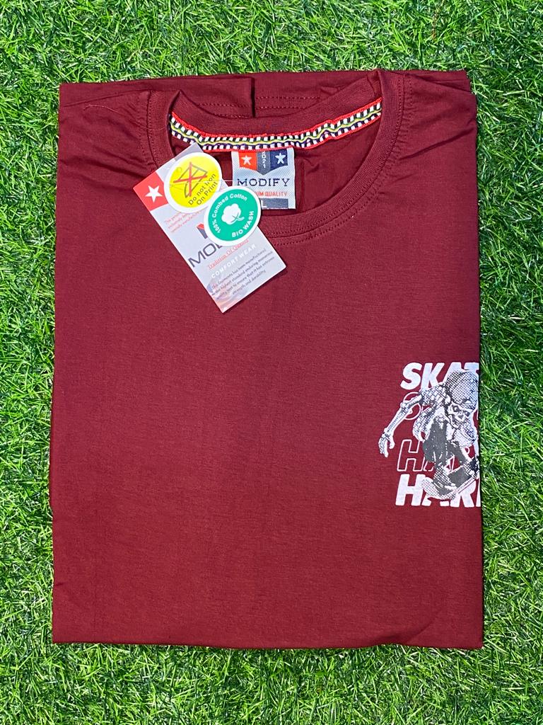 T-shirt For men DarkRed colour