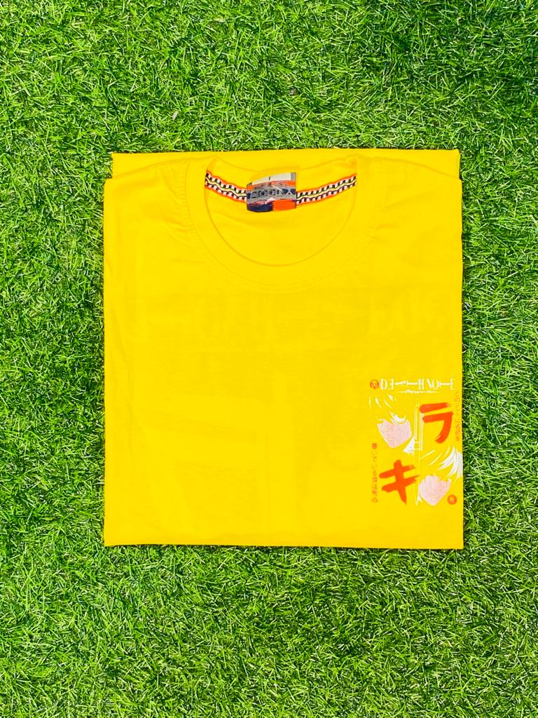 T-shirt For men Yellow colour